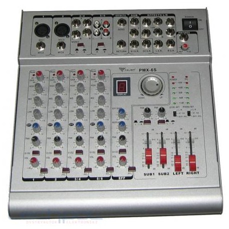 Mixer PMX-6S + Amp. 2x210W 6 channels